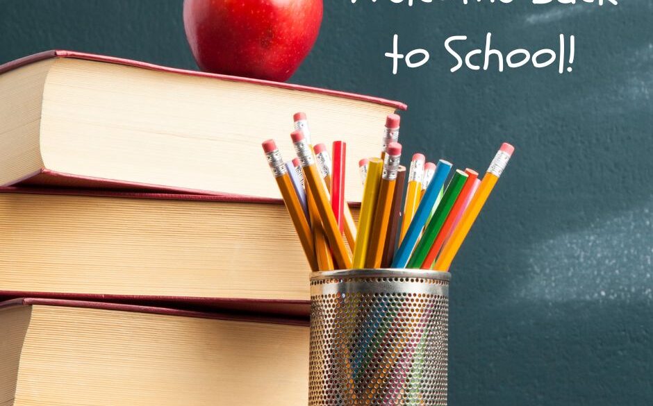 Welcome back to school!