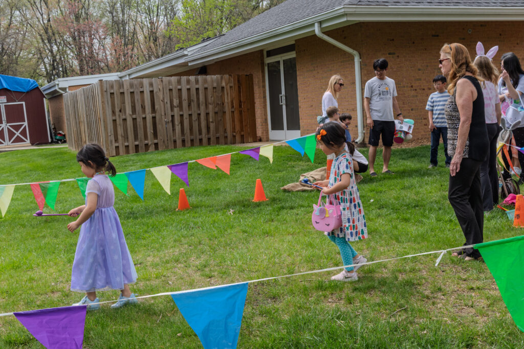 Kids at the EGGstravaganza