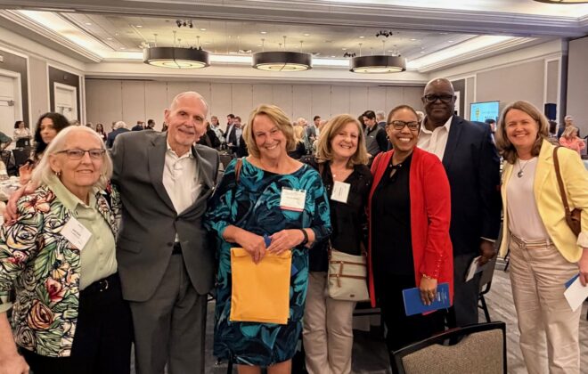 Group attending Homestretch breakfast