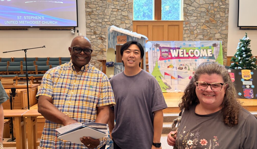 Pastor Chaney, Pastor Sunu, and Tammy