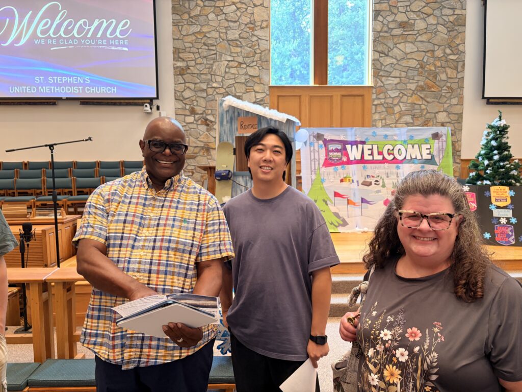 Pastor Chaney, Pastor Sunu, and Tammy